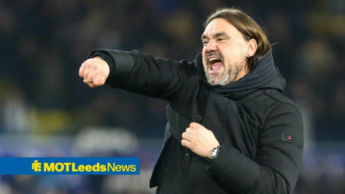 Daniel Farke celebrating