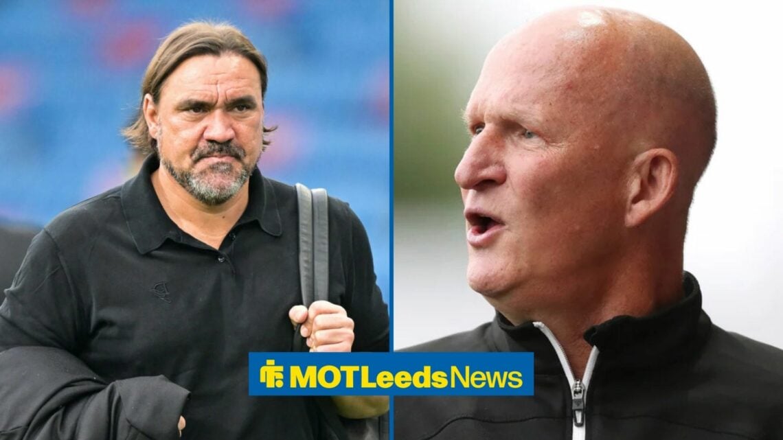 Daniel Farke next to Simon Grayson
