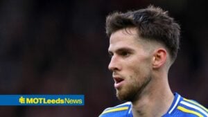 Anton Stach in action for Leeds United vs Nottingham Forest at City Ground on November 9, 2025