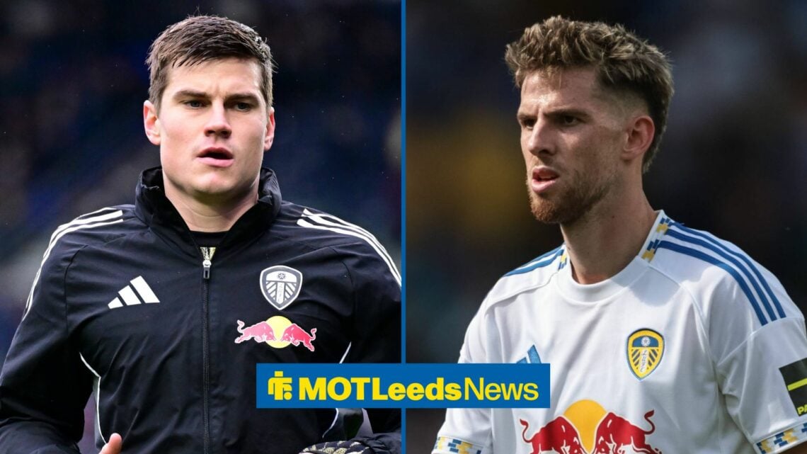 Jaka Bijol and Anton Stach in a split image