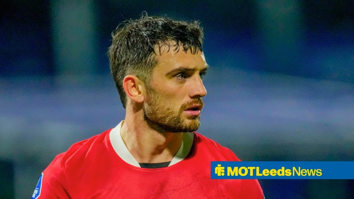 Leeds United target Troy Parrott of AZ Alkmaar looks on during the Dutch Eredivisie match between PEC Zwolle and AZ Alkmaar at MAC-PARK Stadion on ...
