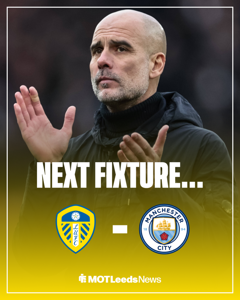 Leeds United vs Manchester City next fixture