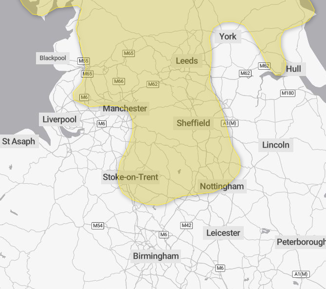 Met Office weather warning