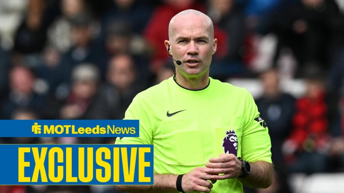 Referee Paul Tierney during the Premier League match between Bournemouth and Brighton and Hove Albion at the Vitality Stadium in April 2024.