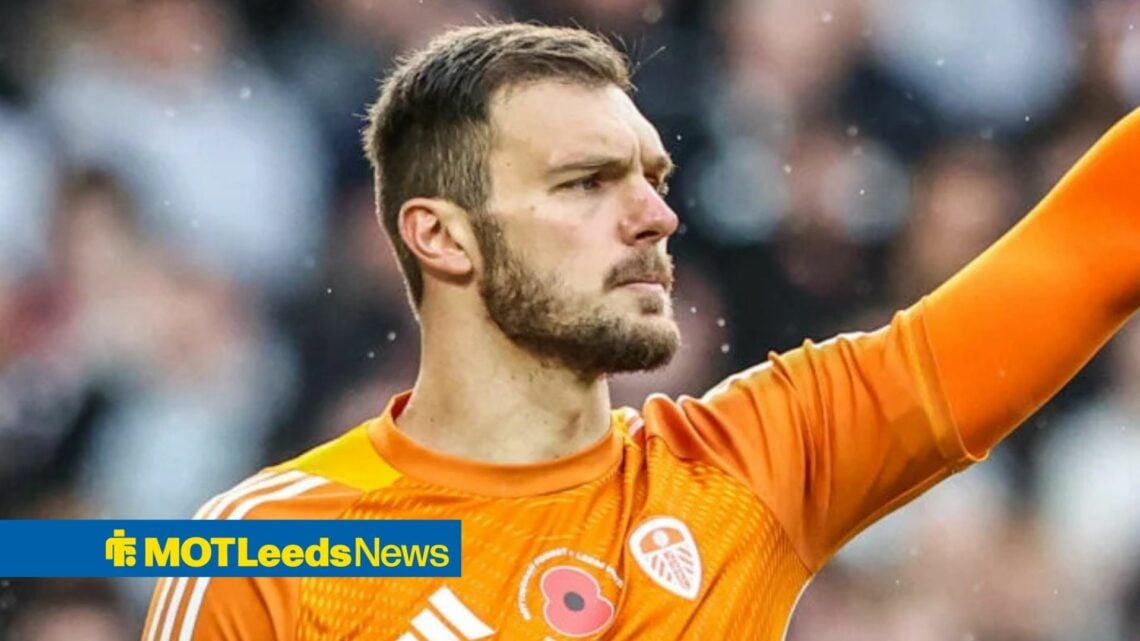 Lucas Perri in a Leeds shirt