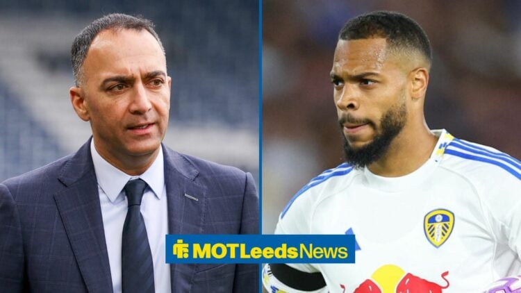 Paraag Marathe looking at an unhappy Lukas Nmecha.