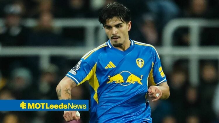 Pascal Struijk Of Leeds United during the Newcastle United v Leeds United Premier League match at St. James Park, Newcastle Upon Tyne, England on 7...