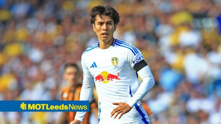 Ao Tanaka in action for Leeds