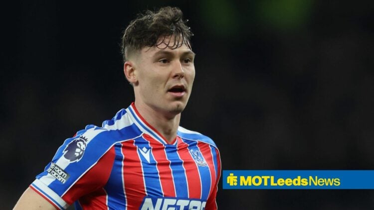 Jorgen Strand Larsen playing for Crystal Palace vs Tottenham