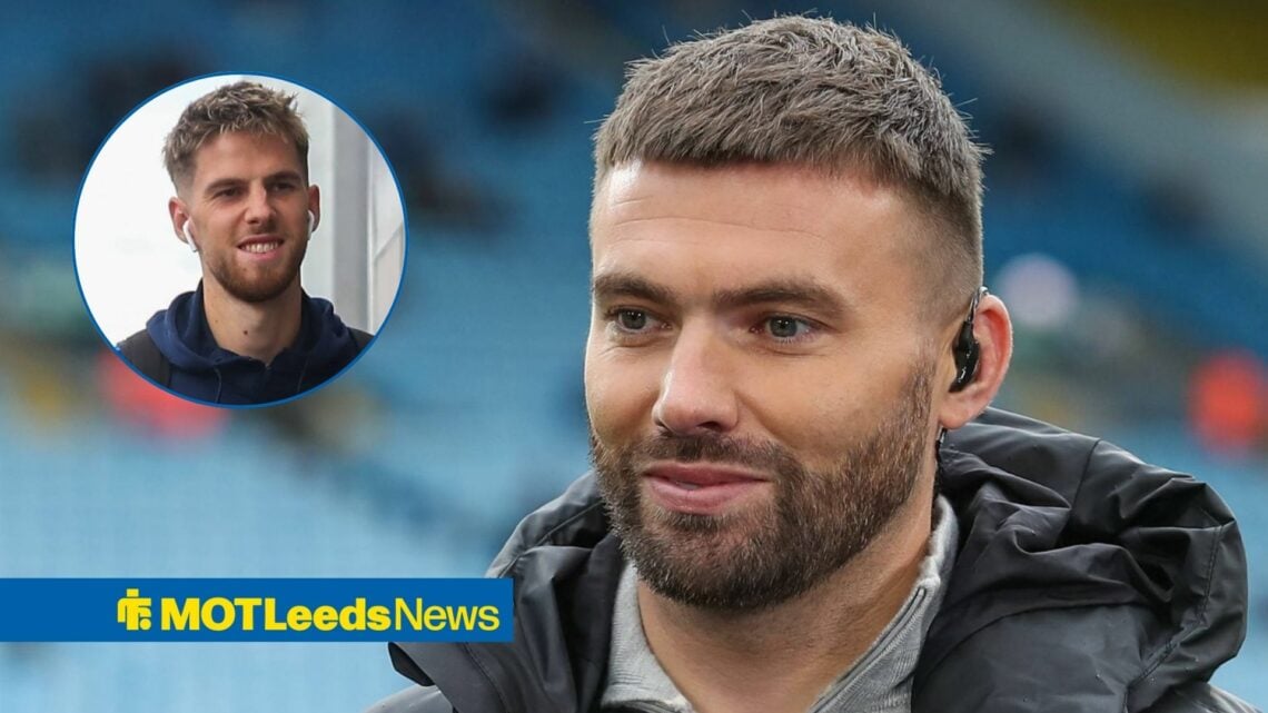 Stuart Dallas alongside a circle inset of Anton Stach.