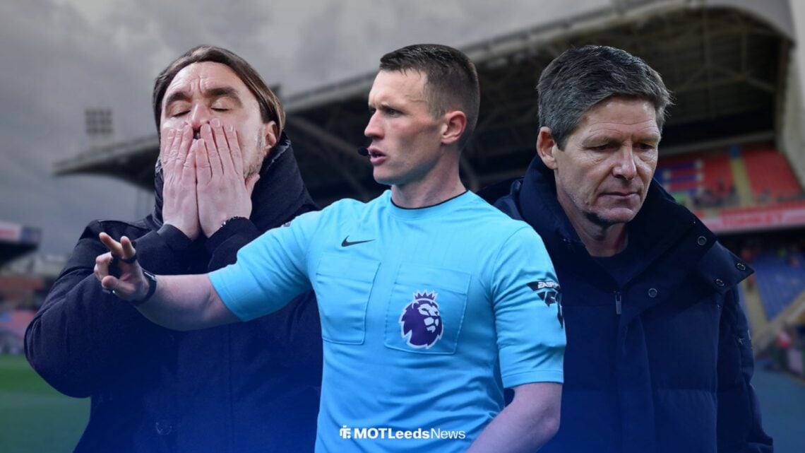 Thomas Bramall with Daniel Farke and Oliver Glasner