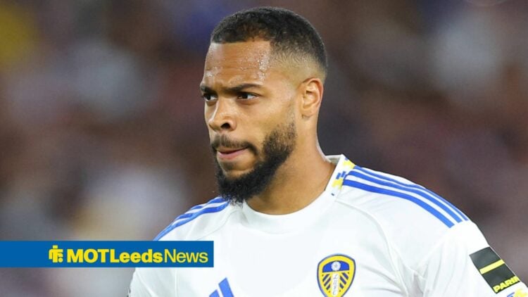 Lukas Nmecha in action for Leeds United