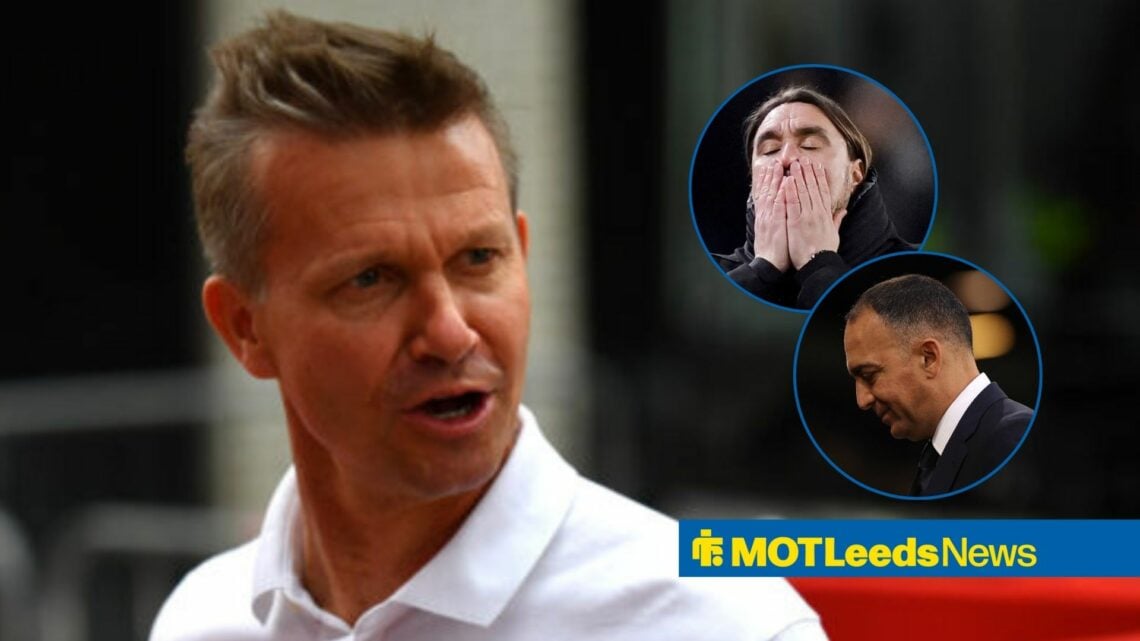 Jesse Marsch, with an exasperated Daniel Farke and Paraag Marathe (inset)