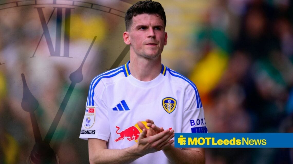 Sam Byram playing for Leeds United