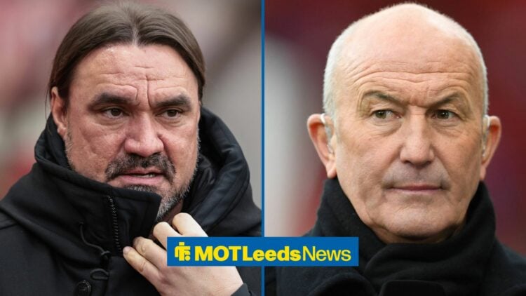 Premier League Sunderland v Leeds United Daniel Farke manager of Leeds United ahead of kickoff during the Premier League match Sunderland vs Leeds ...