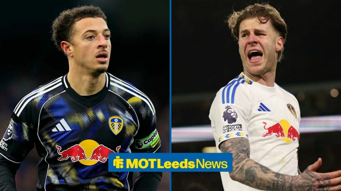 Ethan Ampadu and Joe Rodon stood alongside each other.