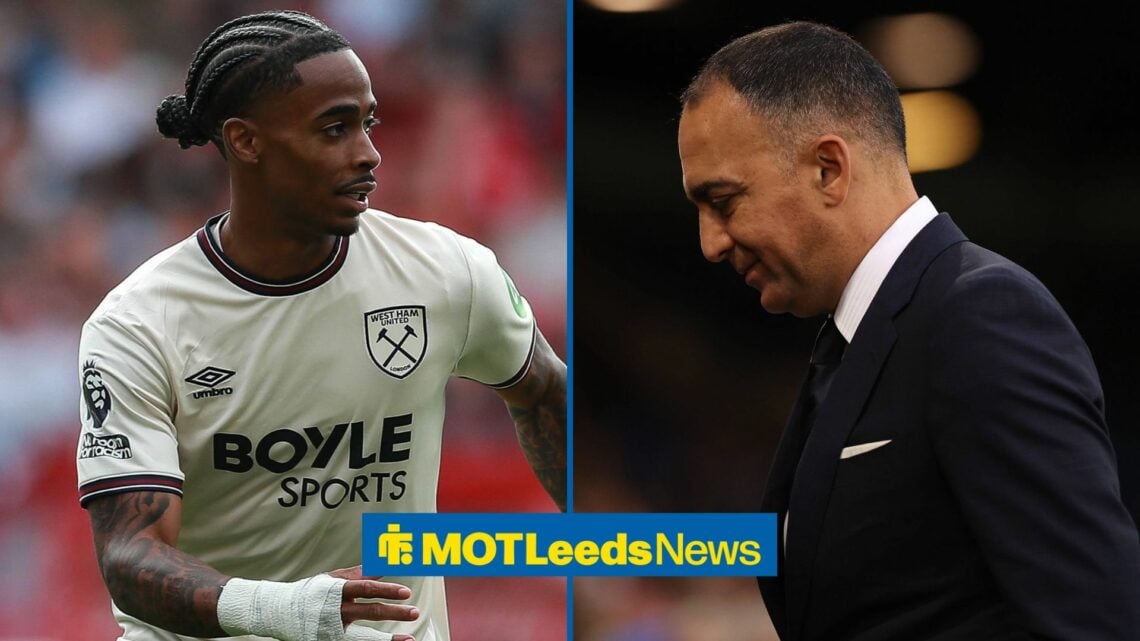 Crysencio Summerville in action for West Ham alongside Paraag Marathe