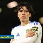 Ao Tanaka in a Leeds shirt