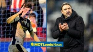 Harry Gray of Rotherham United celebrates during the Sky Bet League One Match between Exeter City and Rotherham United, Daniel Farke claps in Leeds' Premier League clash with Nottingham Forest.