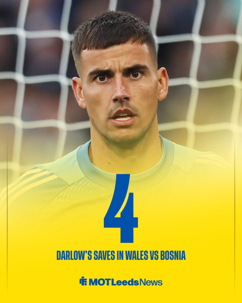 Karl Darlow Of Leeds United during the Leeds United FC v AFC Bournemouth match