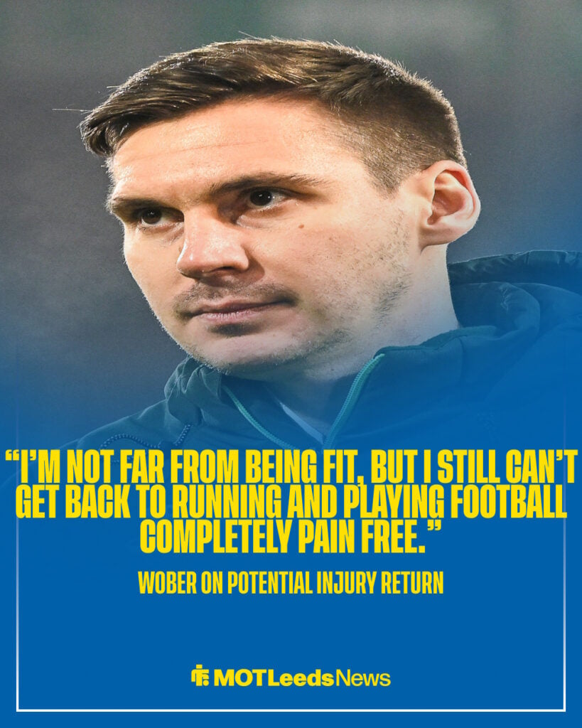 Maximilian Wober of Werder Bremen, on loan from Leeds, in the clash with Augsburg.