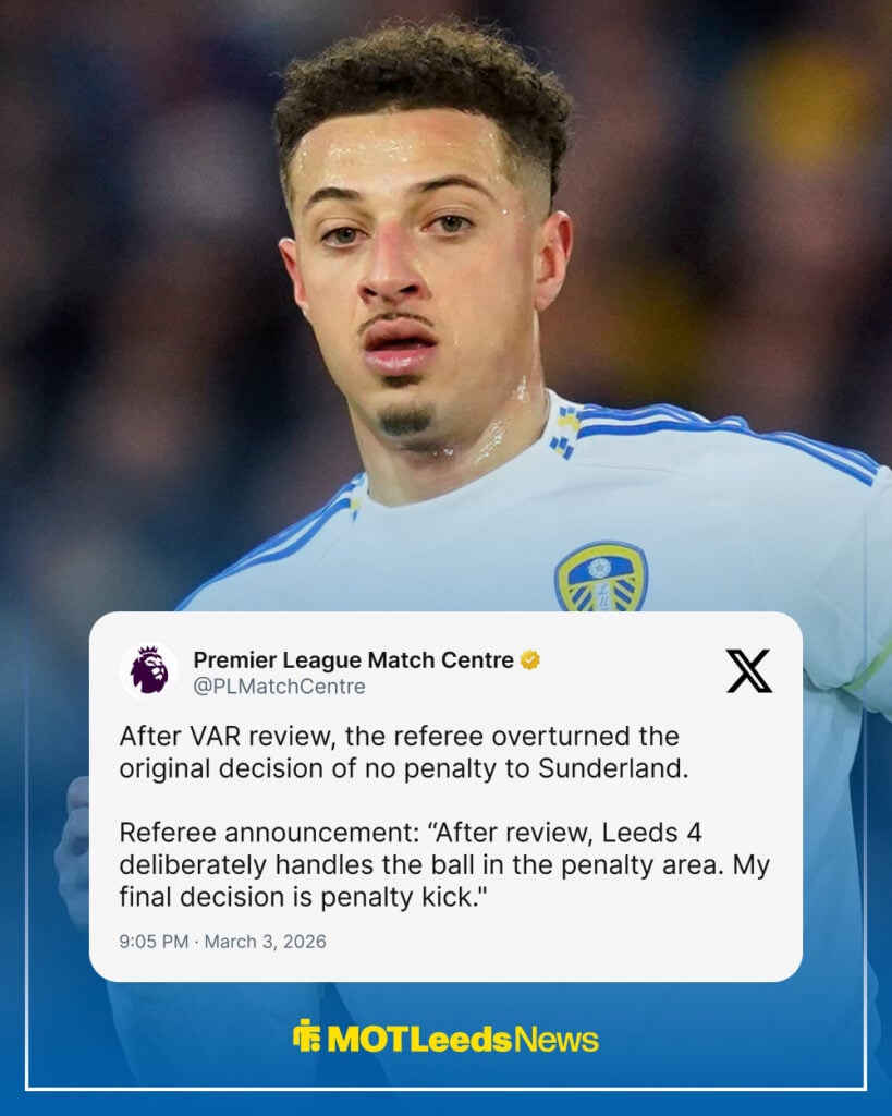 Premier League tweet on Ethan Ampadu handball