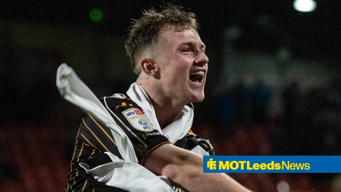 Joe Gelhardt celebrating for Hull City