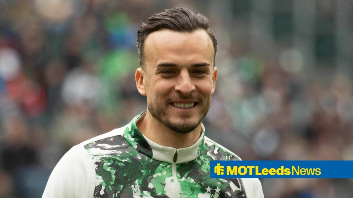 Haris Tabakovic in action for Borussia Monchengladbach