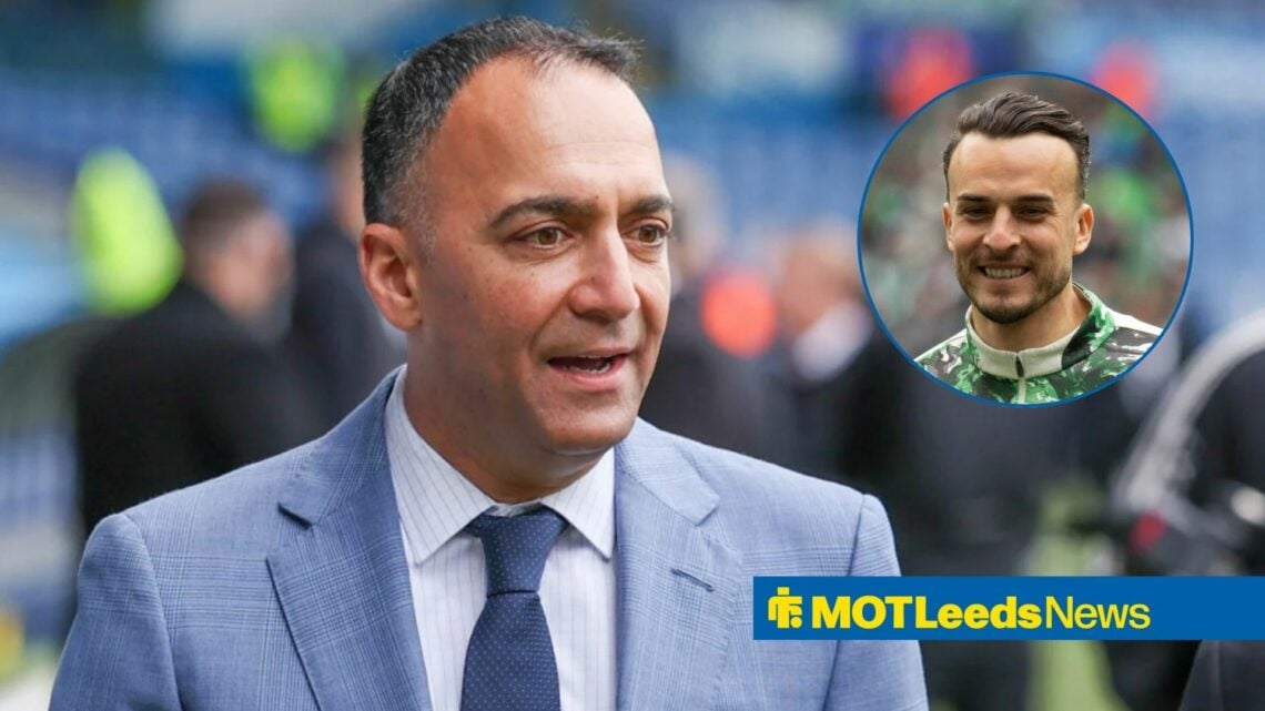 Paraag Marathe looks on with a smile with Haris Tabakovic in circular inset