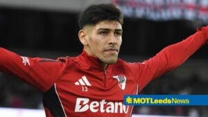 Leeds United target Lautaro Rivero in action for River Plate