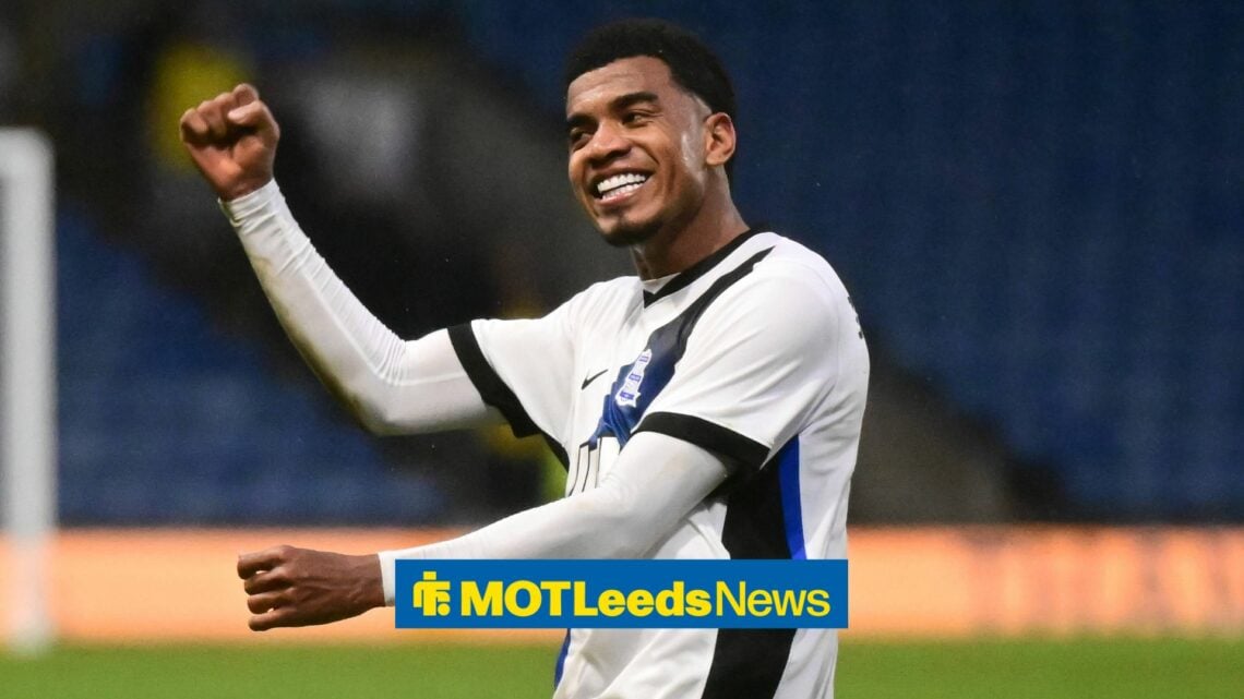 Jhon Solis celebrating for Birmingham City