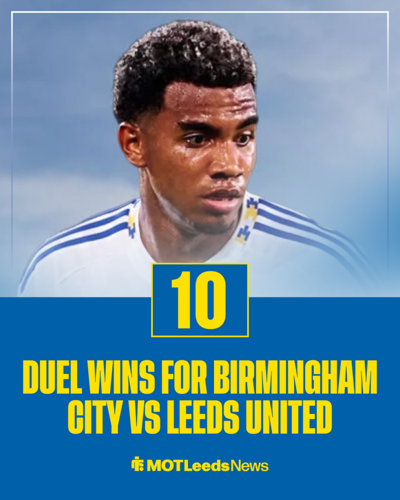 Jhon Solis Birmingham City stats vs Leeds United