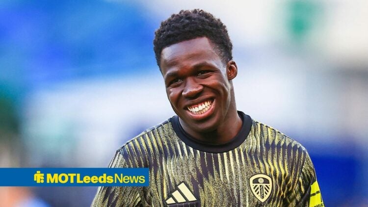 Leeds United forward Wilfried Gnonto