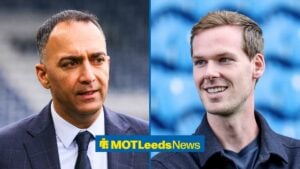 Split image of Leeds United chairman Paraag Marathe and Sunderland chief Kyril Louis-Dreyfus
