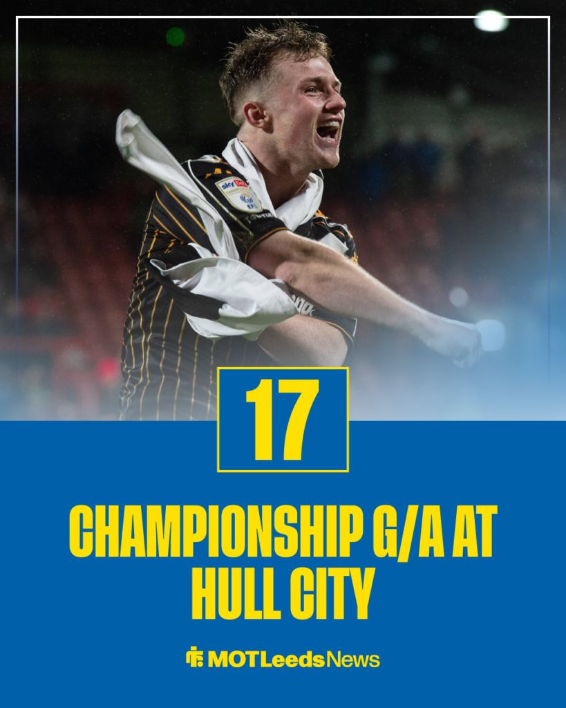 Leeds United Joe Gelhardt Hull City stats