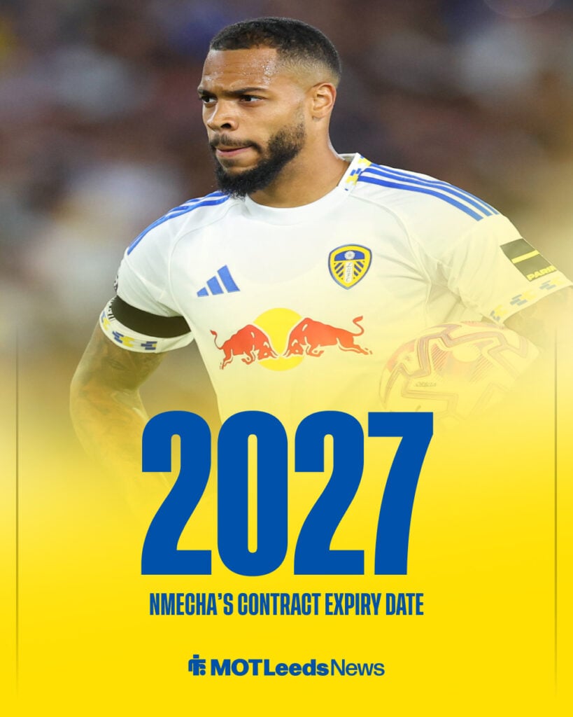 Lukas Nmecha of Leeds United during the Premier League match between Leeds United and Everton.