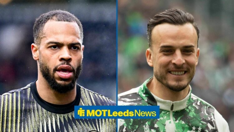 Lukas Nmecha during the FA Cup match between Birmingham City and Leeds United, Haris Tabakovic of BMG warming up before the match vs FC Heidenheim.
