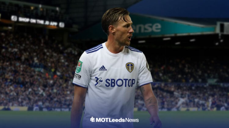 Former Leeds United player Barry Douglas in a 2019-20 kit