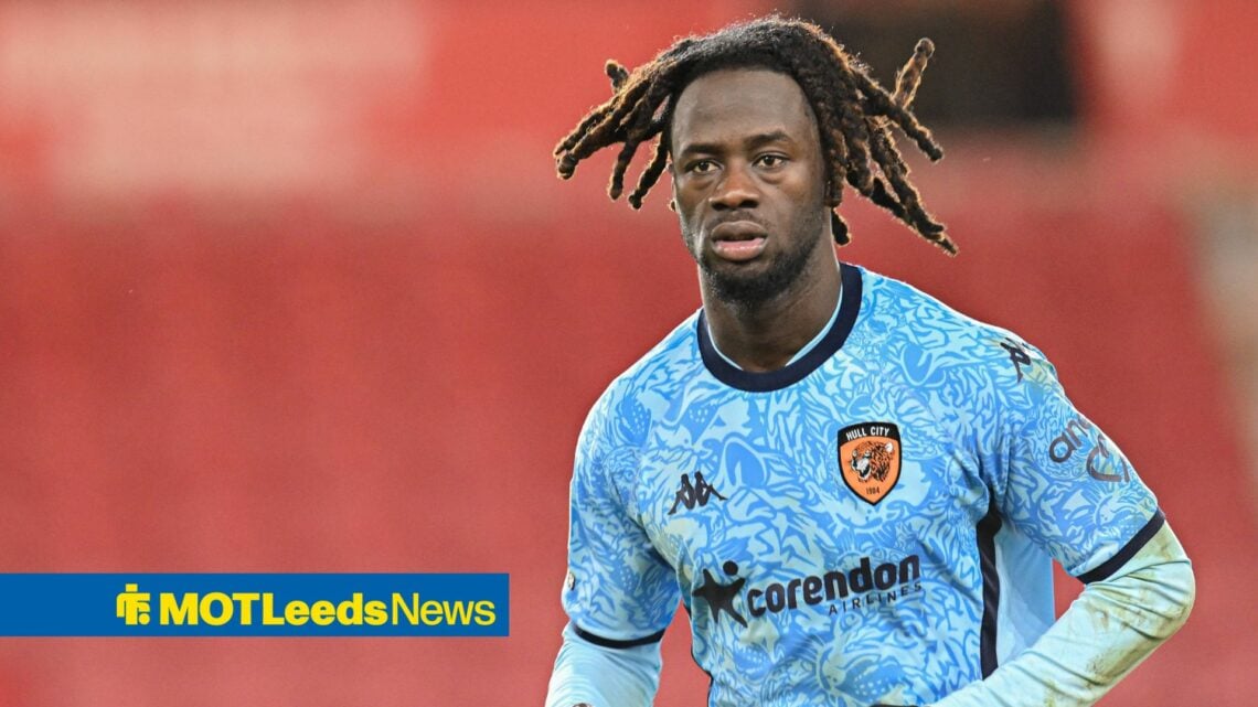 Ex-Leeds United midfielder Darko Gyabi playing for Hull City in the Sky Bet Championship