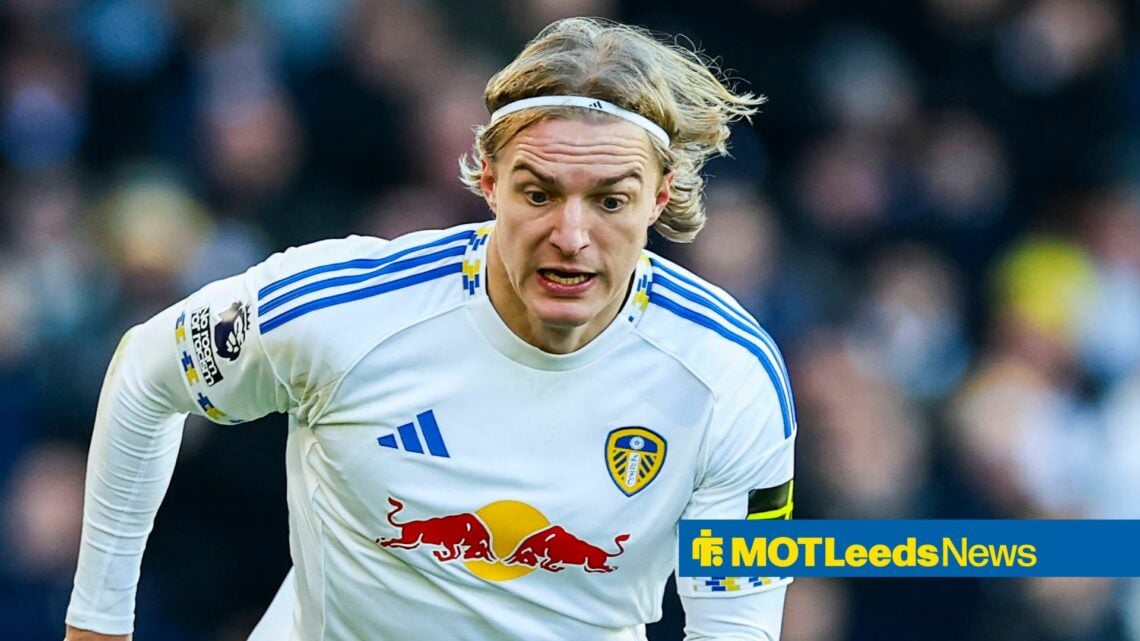 Sebastiaan Bornauw in action for Leeds United