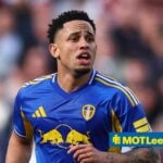 Noah Okafor in action for Leeds United