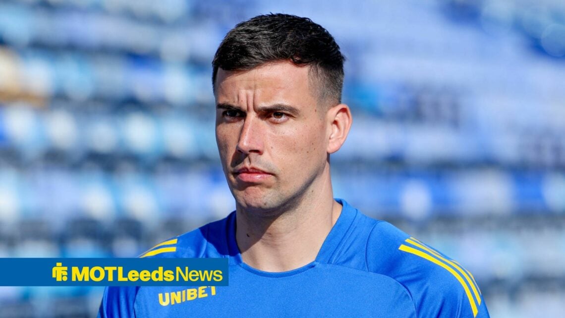 Karl Darlow looking ahead of Leeds United