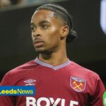 Crysencio Summerville in action for West Ham