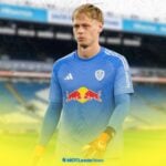 Lukas Hornicek in a Leeds United shirt