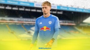 Lukas Hornicek in a Leeds United shirt