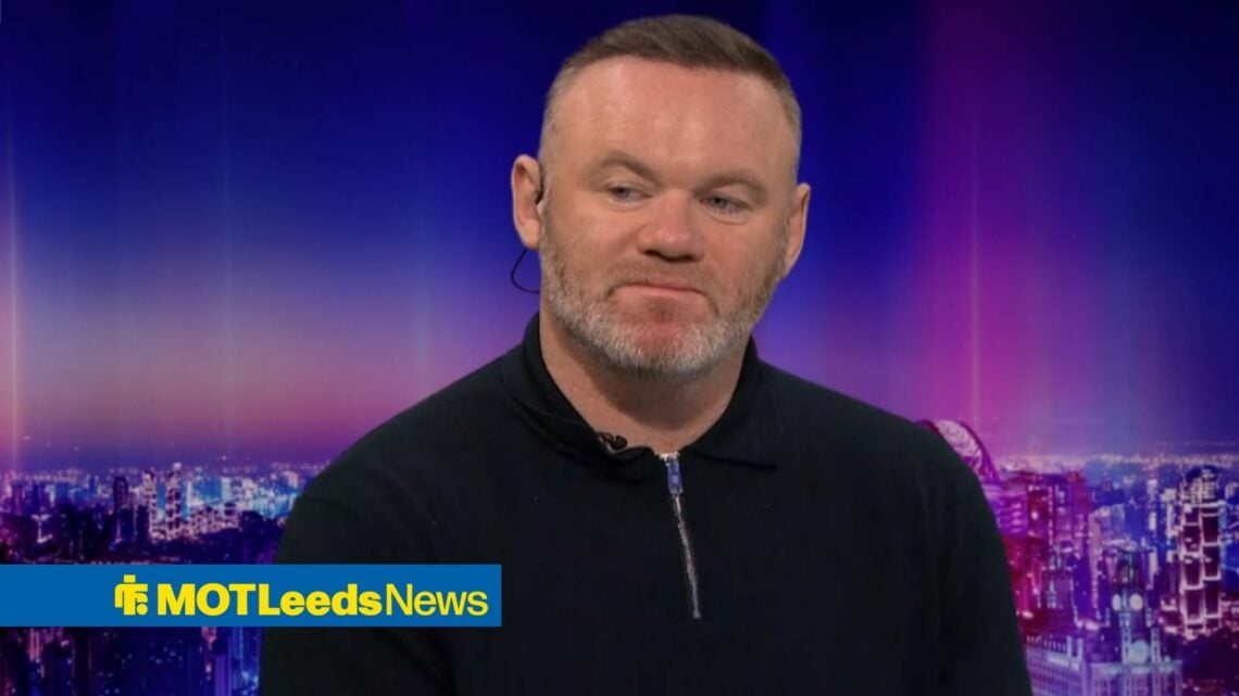 Wayne Rooney speaking on Match of the Day
