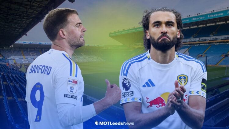 Patrick Bamford and Dominic Calvert-Lewin at Elland Road