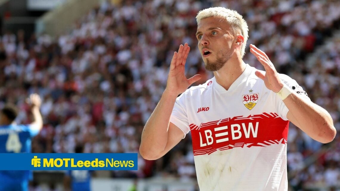 Ermedin Demirovic playing for Stuttgart