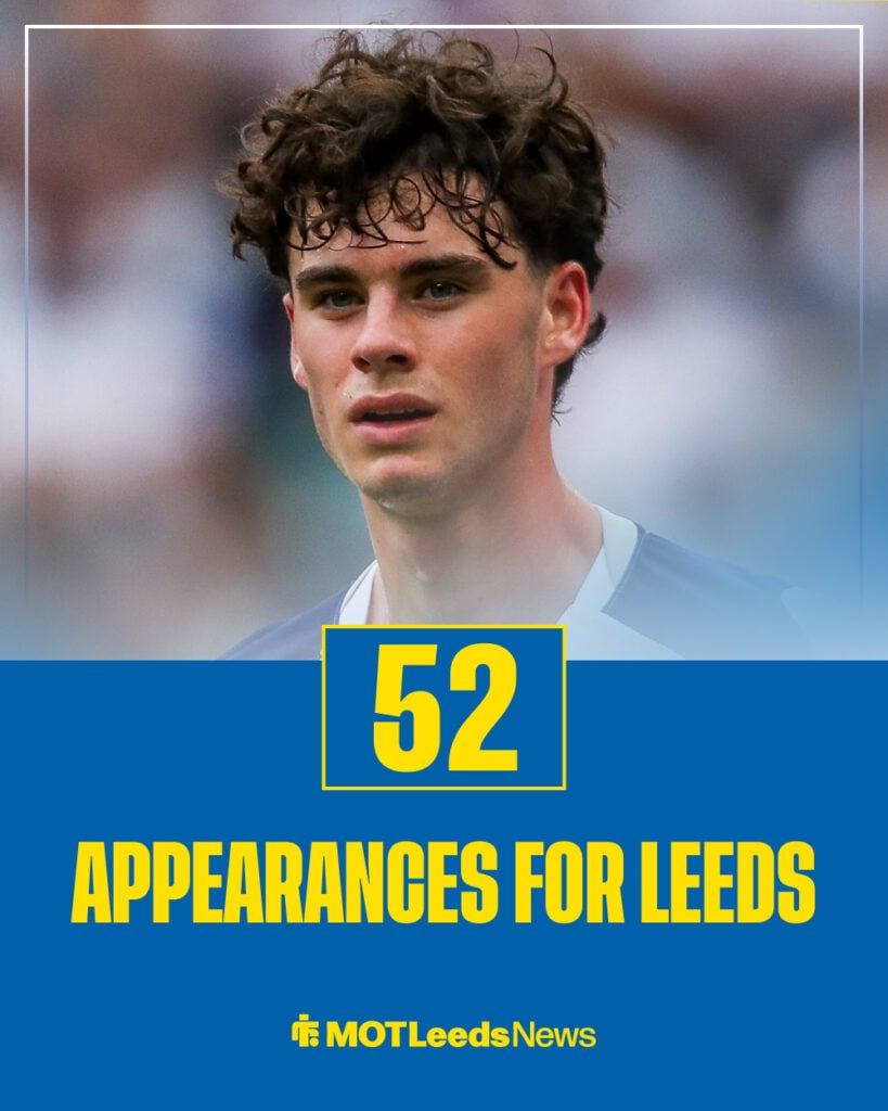 Archie Gray appearances for Leeds United