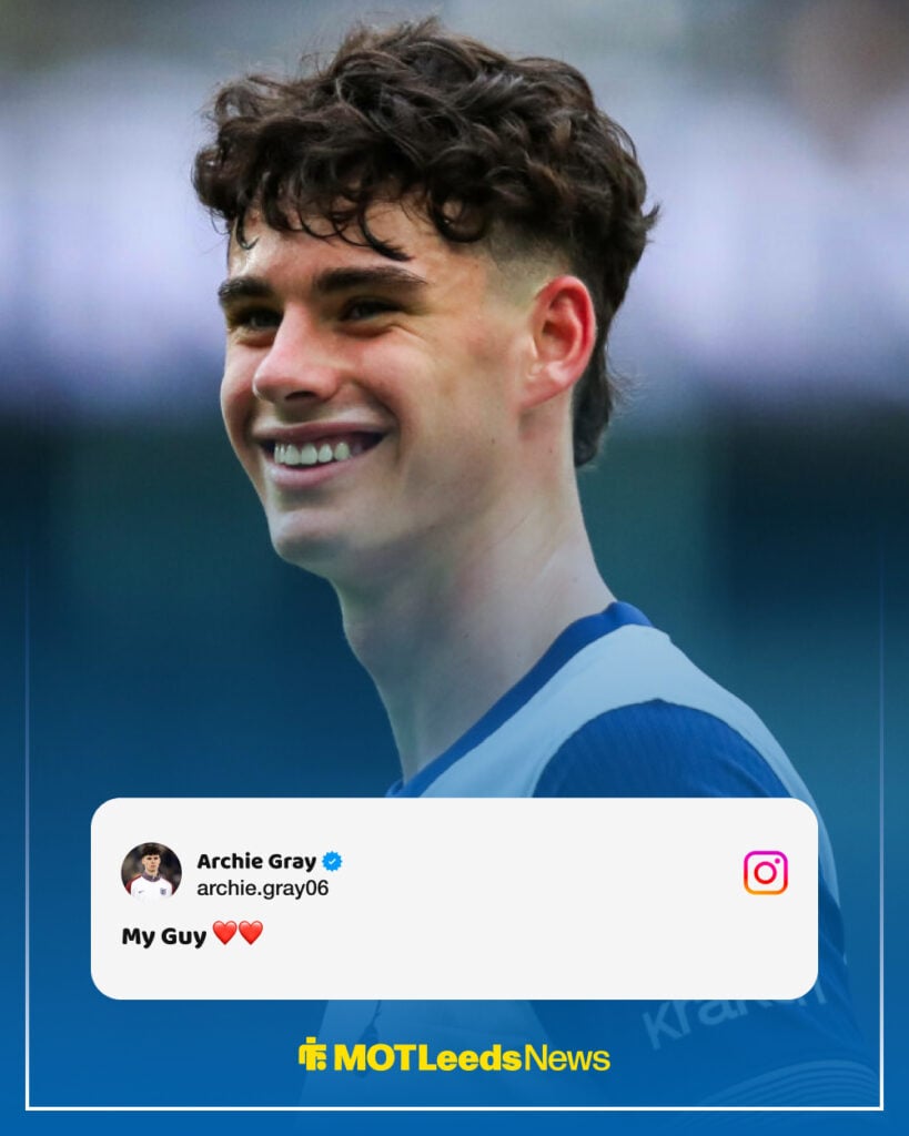 Archie Gray message on Instagram on Marley Wilson
